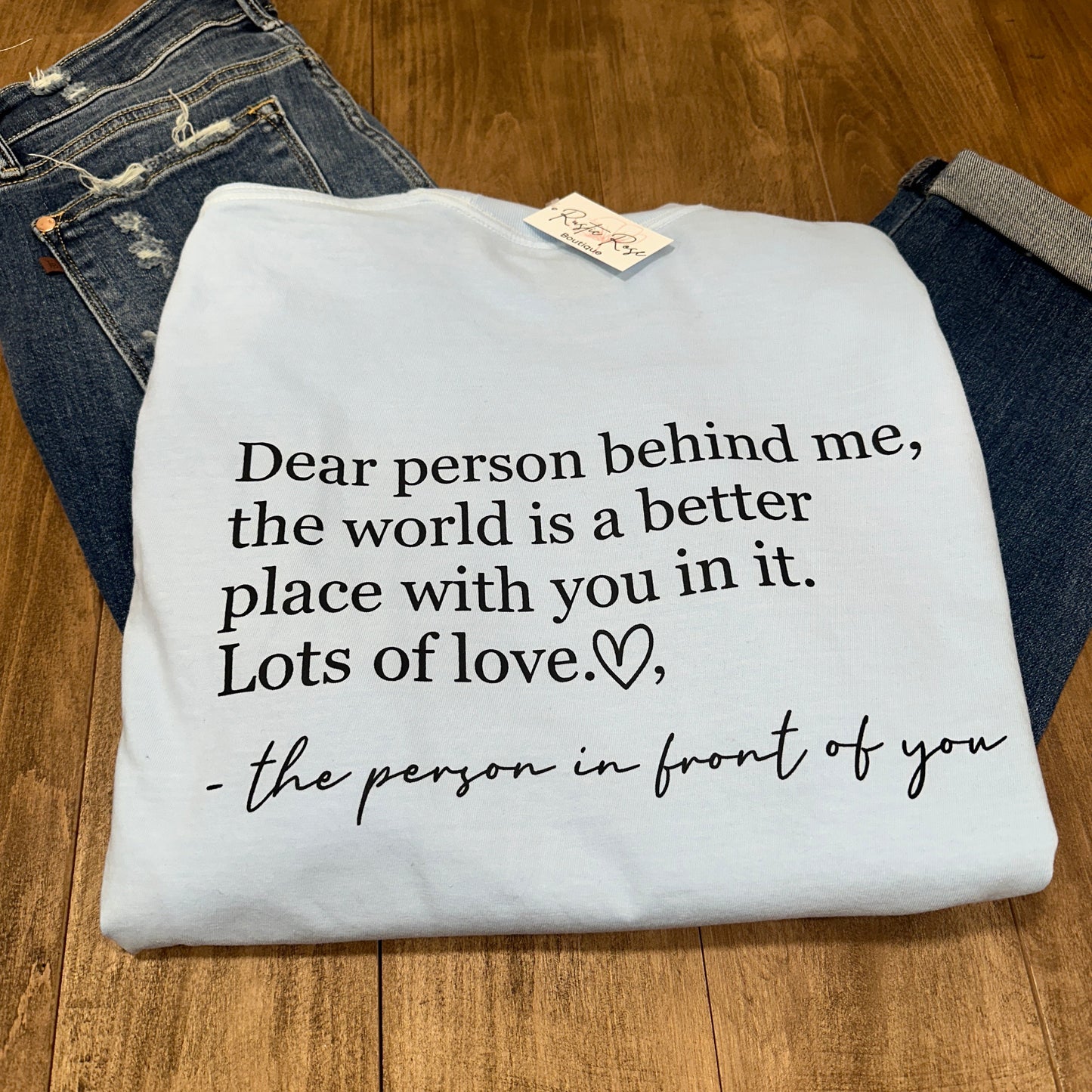 Be Kind Long Sleeve - Light Blue