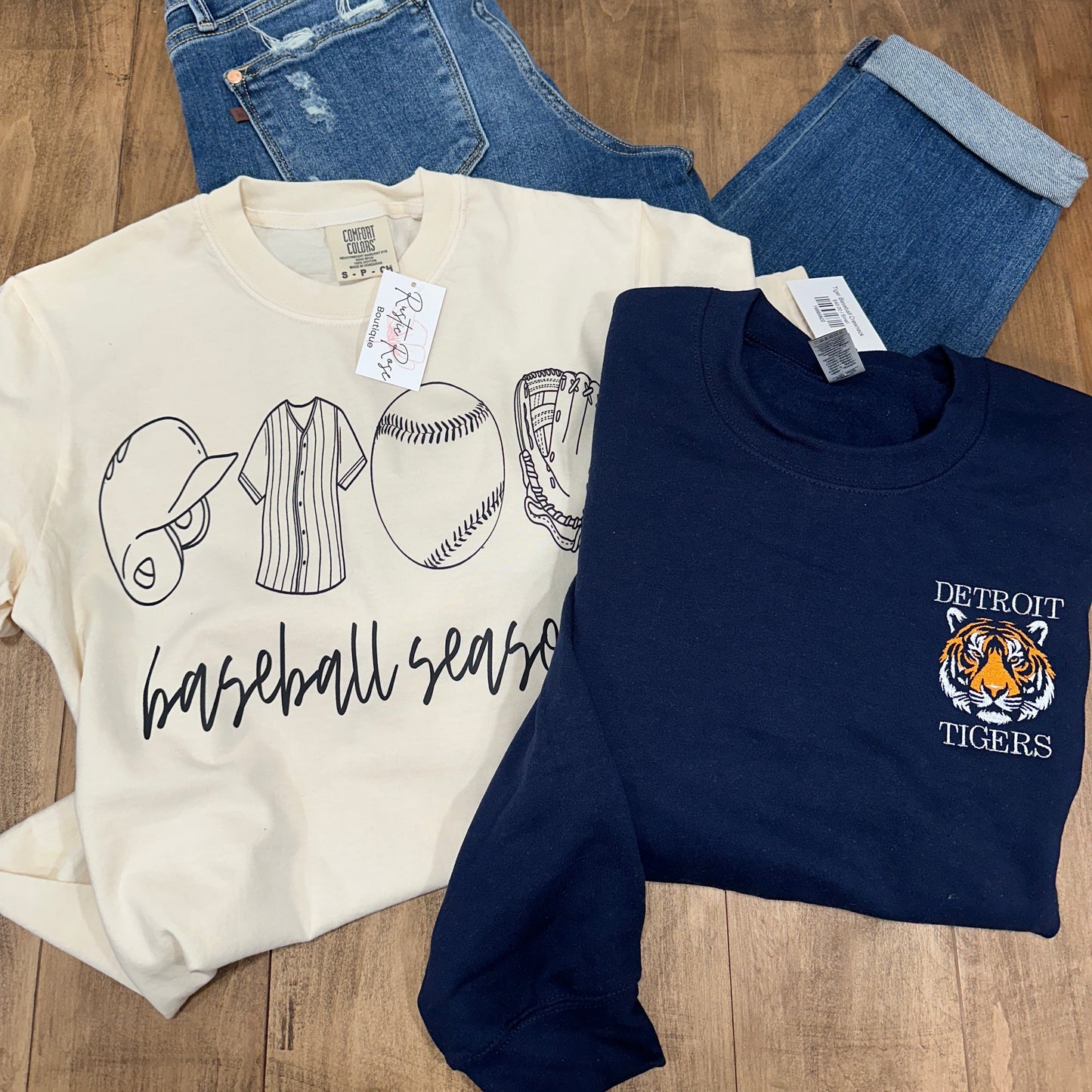 Tiger Baseball Crewneck