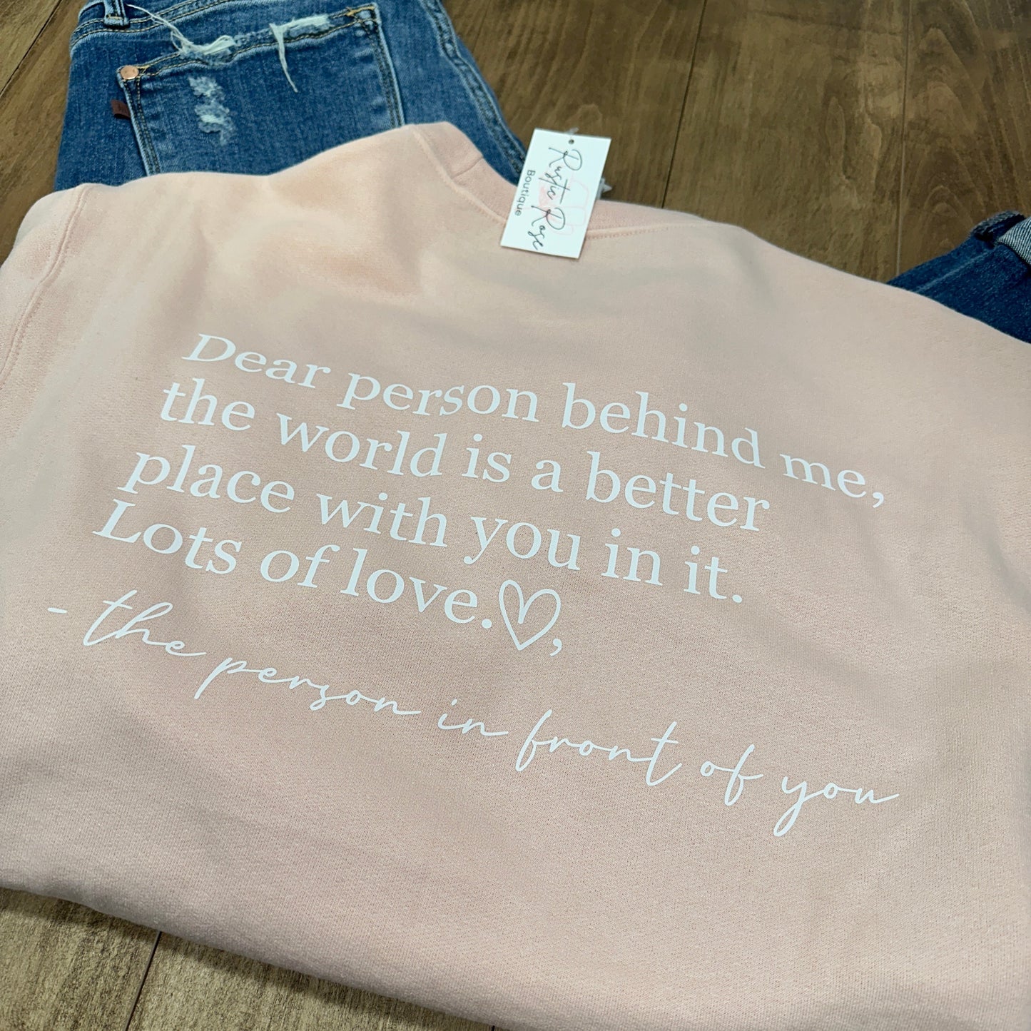 Be Kind Crew - Light Pink