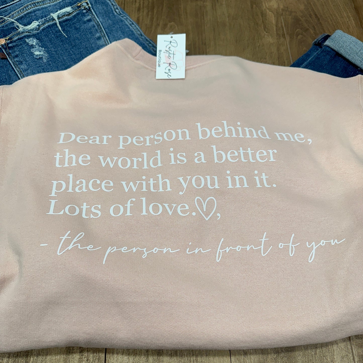 Be Kind Crew - Light Pink