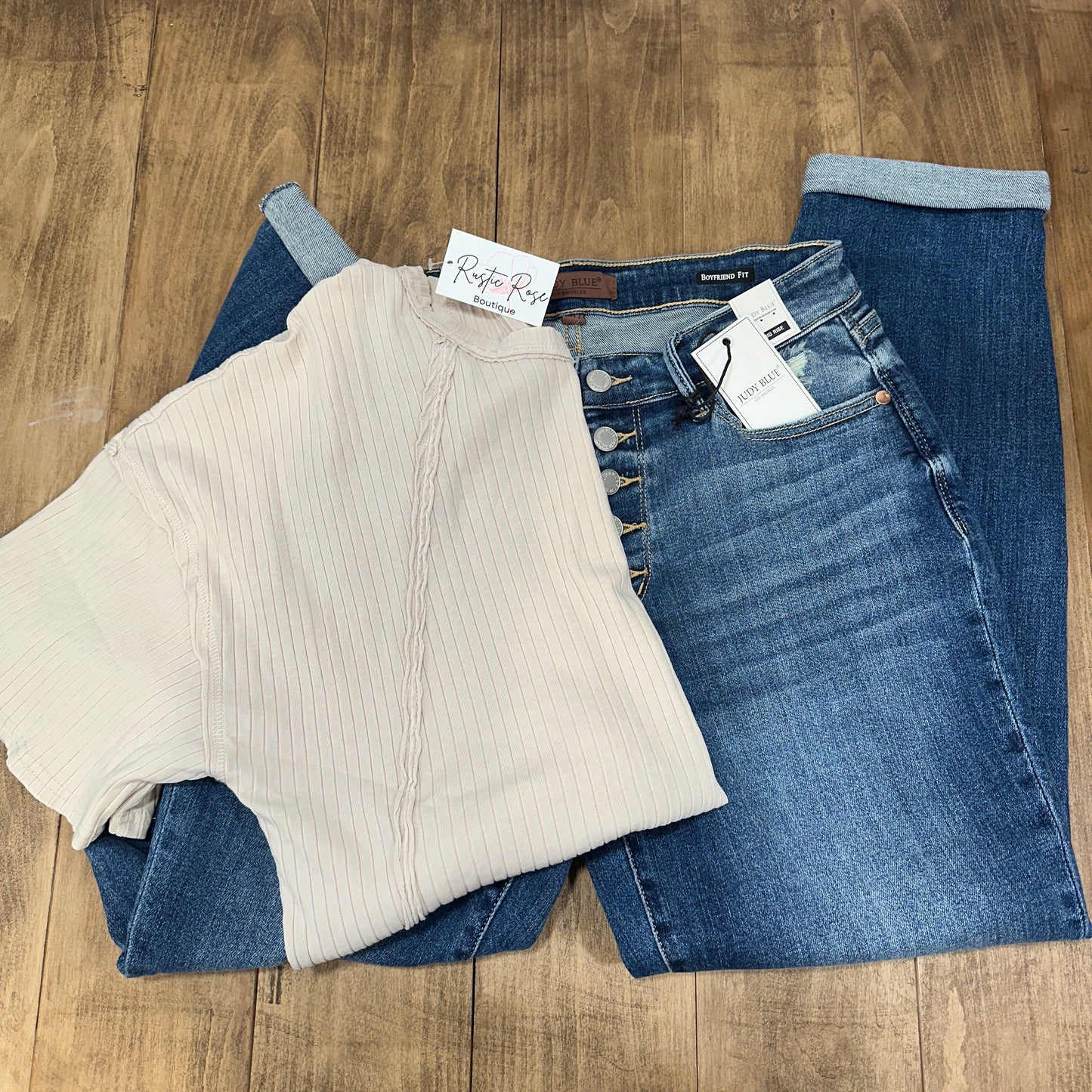 Oversized Ribbed Knit Top