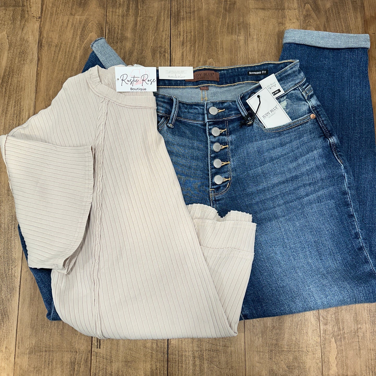 Oversized Ribbed Knit Top